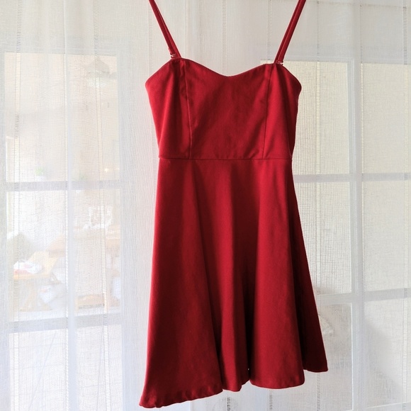 Forever 21 Dresses & Skirts - Forever 21 Sweetheart Red Mini Dress